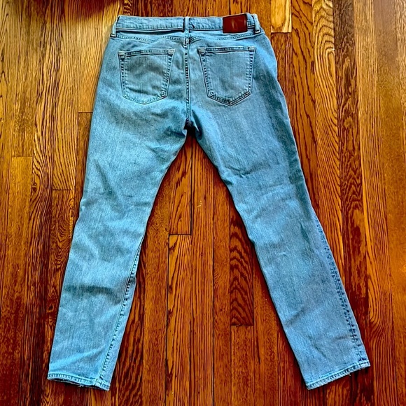 Abercrombie & Fitch A&F Langdon slim men stretch jean 30x30 Y2K distresed - Picture 5 of 6